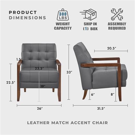 Lexicon Modern Accent Chair, Luxury Genuine Leather India | Ubuy