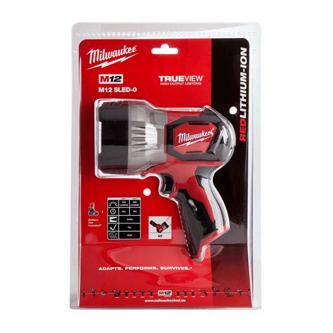 Milwaukee M12 SLED-0 12v 750 Lumens Spot Light Body Only | Power Tool World