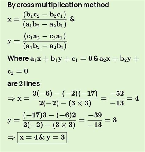 Q3 Solve the system of equations 2x+ 3y= 17, 3x-2y= 6 by the method of ...