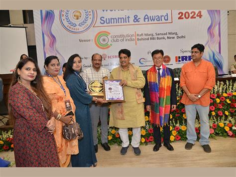 World Achievers Summit and Awards-2024 Held at Constitution Club of ...