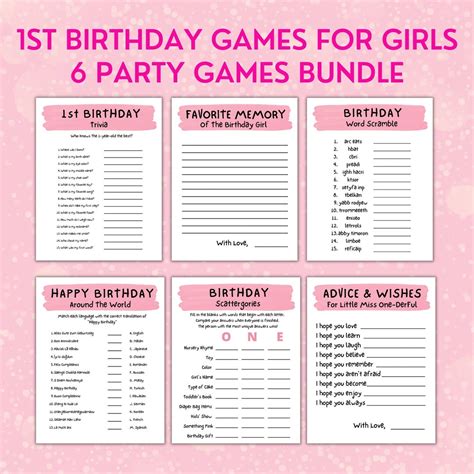1St Birthday Games