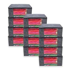 Kuber Industries Saree Bags|Clothes Bags For Storage|Cotton Wardrobe ...