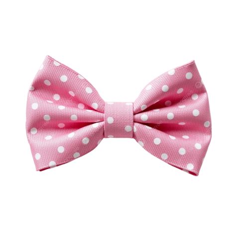 Pink Bow Tie With Polka Dots Clipart Illustration, Pink Bow Tie With ...