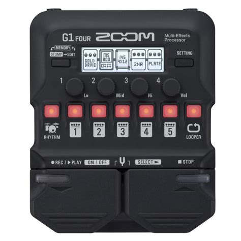 Buy Zoom G1 Four Guitar Multi-Effects Expression Pedal Online | Bajaao