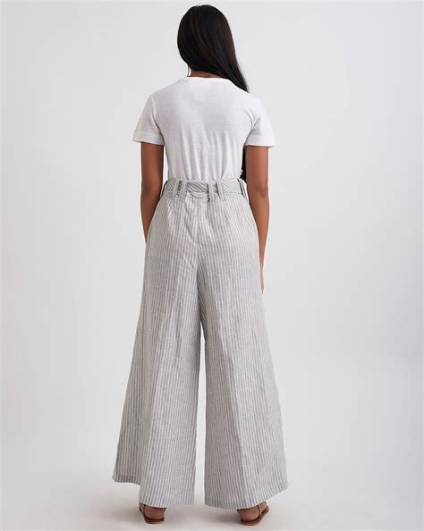 SURFING ON STRIPES Flared Pants– Gatsby Collection