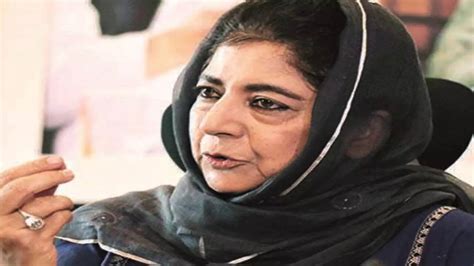 'Not good sign for Gandhi's India': Mehbooba Mufti on PM Modi's Israel ...