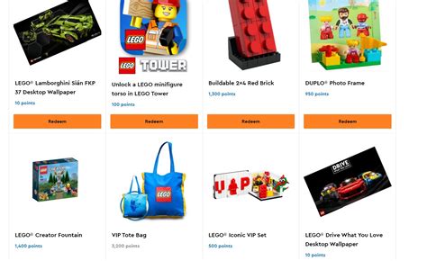 Image result for Lego.com VIP Rewards