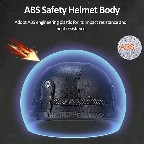 Buy DOT Approved Retro Half Face Helmet for Cruiser Scooter Chopper ...