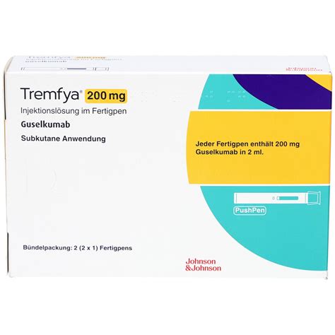 TREMFYA 200 mg Inj.-Lösung im Fertigpen PushPen 2 St mit dem E-Rezept kaufen - Shop Apotheke