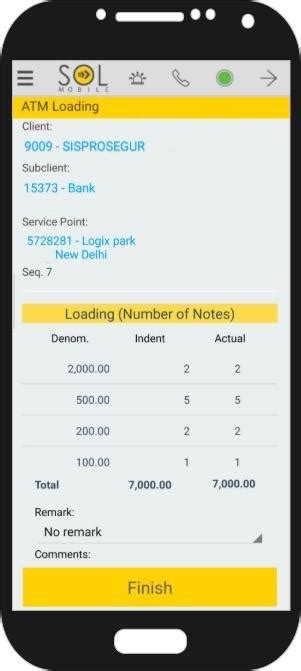 SOL Mobile App | Handheld Devices | SIS Prosegur