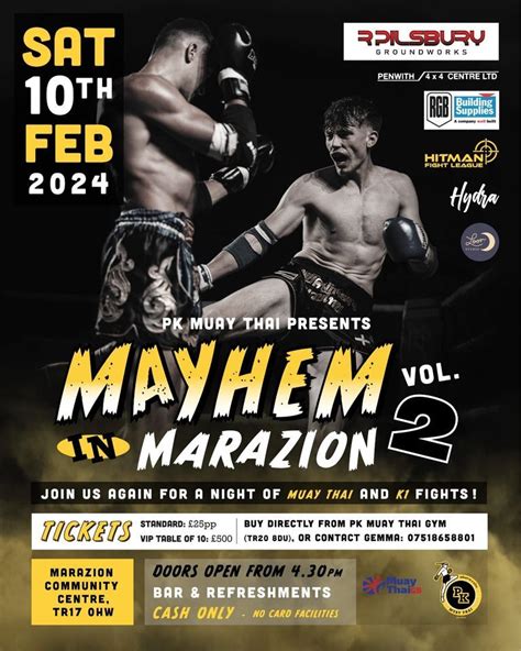 Mayhem in Marazion 2, Marazion Community Centre, Penzance, 10 February ...