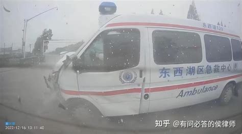 120救护车疑闯红灯撞车导致六旬老人溺亡，应当承担什么法律责任？ - 知乎