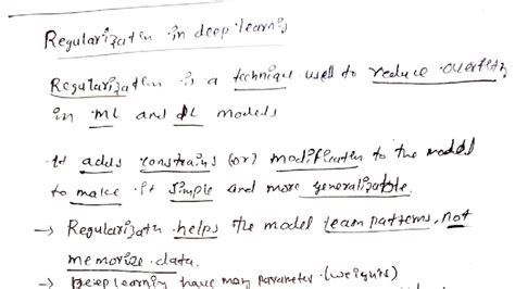 Deep Learning Techniques in Regularization: DL UNIT-2 Notes - Studocu