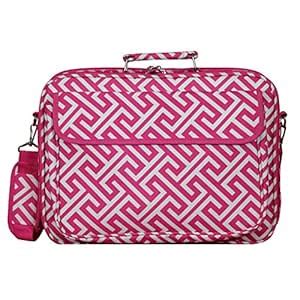 Buy World Traveler 17-inch Laptop Computer Case - Greek Key H Fuchsia ...