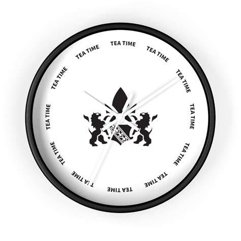 Wall clock - 10 in / White / White - Harney & Sons Fine Teas