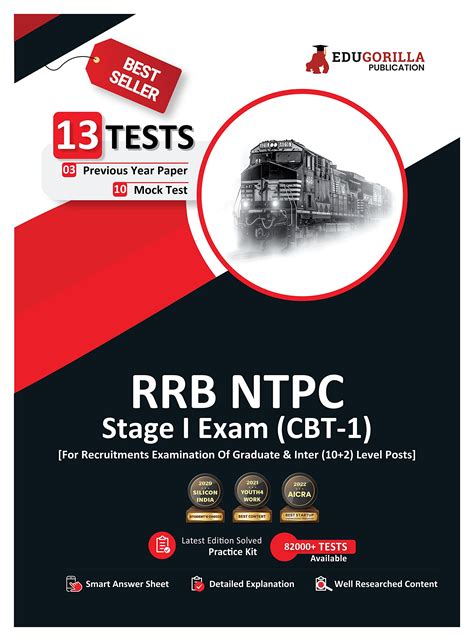 Buy RRB NTPC Stage 1 (CBT-1) Exam 2024 (English Edition) - 10 Mock ...