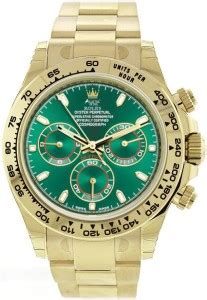 Bluetail Retail Roles Green Dial Gold-Tone Hands Cosmograph Stainless ...