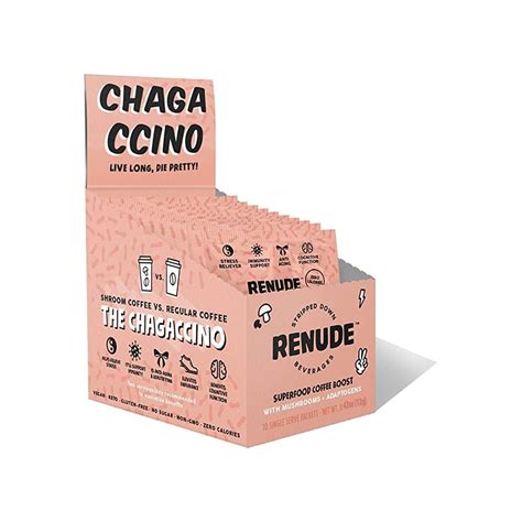 Buy Chagaccino by Renude, Mushroom & Adaptogen Coffee Boost Powder with ...