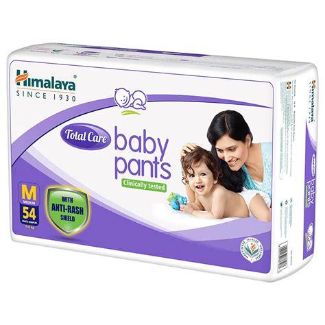 Himalaya Total Care Baby Diaper Pants Medium, 54 Count Price, Uses ...