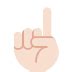 ☝🏻 Index pointing up: light skin tone emoji copy paste png download