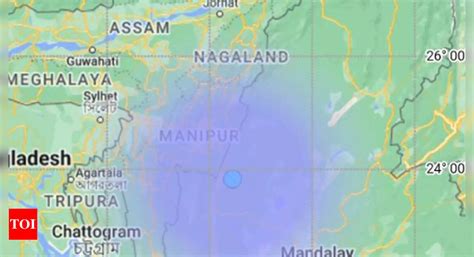 Magnitude-4.5 earthquake hits Manipur | Imphal News - Times of India