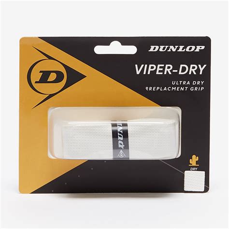 Dunlop Viper-Dry Replacement Grip - White - Accessories | Pro:Direct Tennis