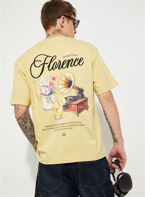 Buy URB_N Men Oversized Back Print T-shirt Online at just Rs. 599.0 ...