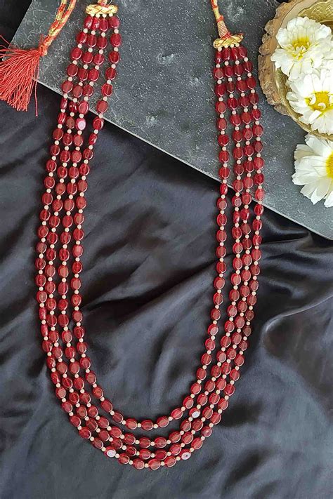 Semi-Precious Layered Necklace – Amreli Jaipur