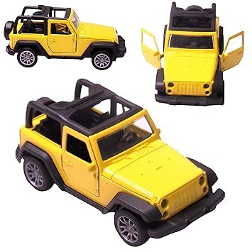 Toy Cloud Thar Die Cast Metal Car with Opening Doors and Pull Back ...