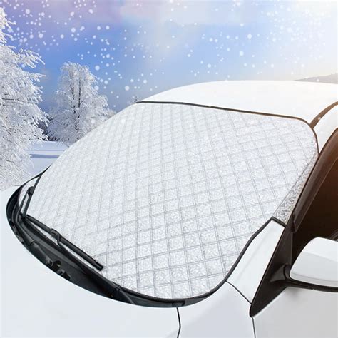 RnCop Car Windshield Cover, Windscreen Cover Snow Ice Frost Sun UV Dust Water Resistent - Heavy ...