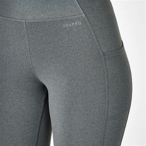 USA Pro | Mid Rise Leggings | Performance Tights | SportsDirect.com