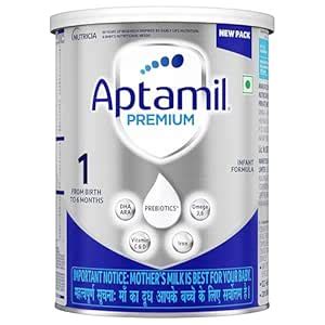 Aptamil Premium Infant Formula Milk Powder for Babies - Stage 1 (Upto 6 ...