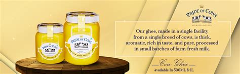 Pride Of Cows Pure Ghee 500 ml I Single Origin I Untouched by Human ...
