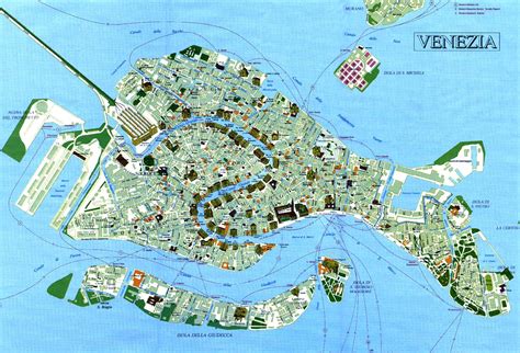 Tourist Map Venice (venezia) • Mapsof.net