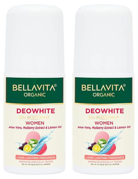 Buy Bella Vita Organic Deo White Deodorant For Women Long Lasting, 50 ...
