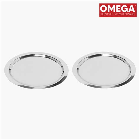 Buy OMEGA Set of 2 Stainless Steel Tope Lid from Omega at just INR 1305.0