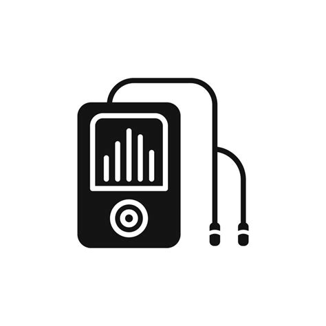 Mp3 player icon isolated on white background | Premium AI-generated vector