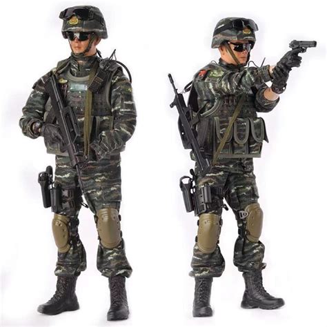 Buy 1/6 Soldier Action Figure Model, Realistic Army Soldier Model Set ...