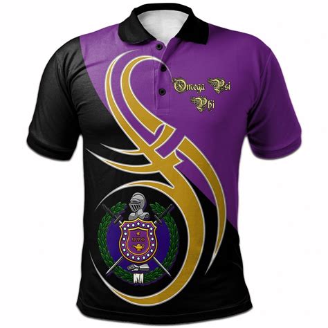 Omega Psi Phi Polo Shirt - Fraternity Blood In My DNA Polo Shirt