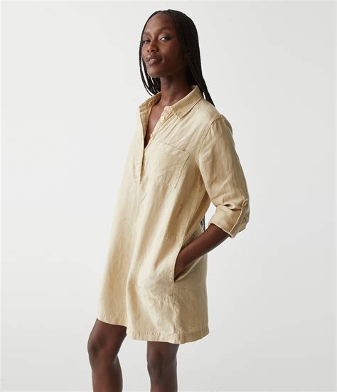 Pilar Linen Shirt Dress at Lynn Potter blog
