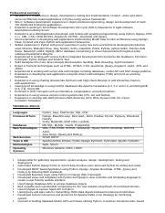 Image result for Experience with Python