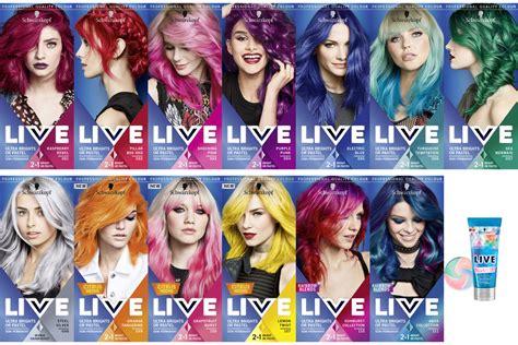 Schwarzkopf Live Ultra Brights or Pastel | Semi-Permanent Hair Dye ...
