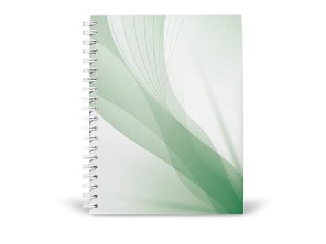 Art to Doors | Serene Green Flow | Spiral Notebooks | A5 Size Paper ...