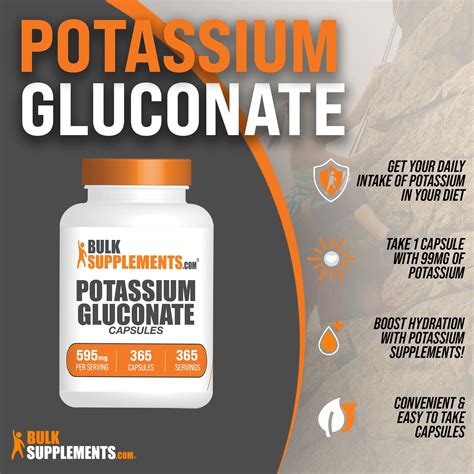 Potassium Gluconate Benefits