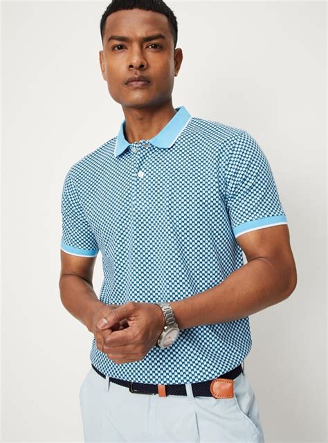 Buy Men Paisley Printed Slim Fit Polo Online at just Rs. 699.0 ...