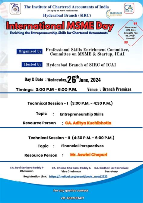 Event Details - International MSME Day-Enriching the Entrepreneurship ...