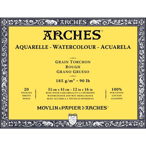 Arches Watercolour - Aquarelle 185 GSM 100% Cotton Paper | Art Lounge