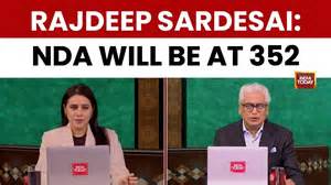 Rajdeep Sardesai reveals mood of the nation poll: NDA projected to win ...