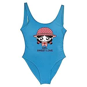 2019 SWE Love Girl One Piece Swimsuit Swimwear Kids Children Swimwear ...