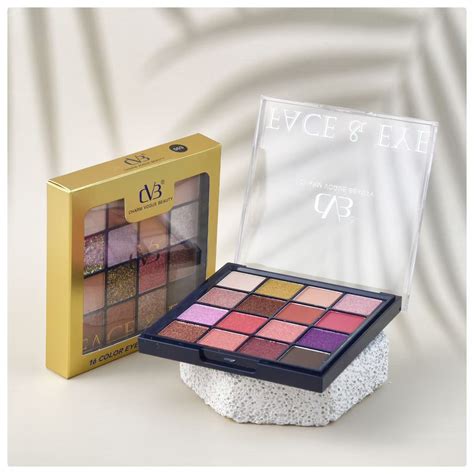 Cvb Face & Eye 16 Colors Eyeshadow Palette C207 16G – CVB Cosmetics